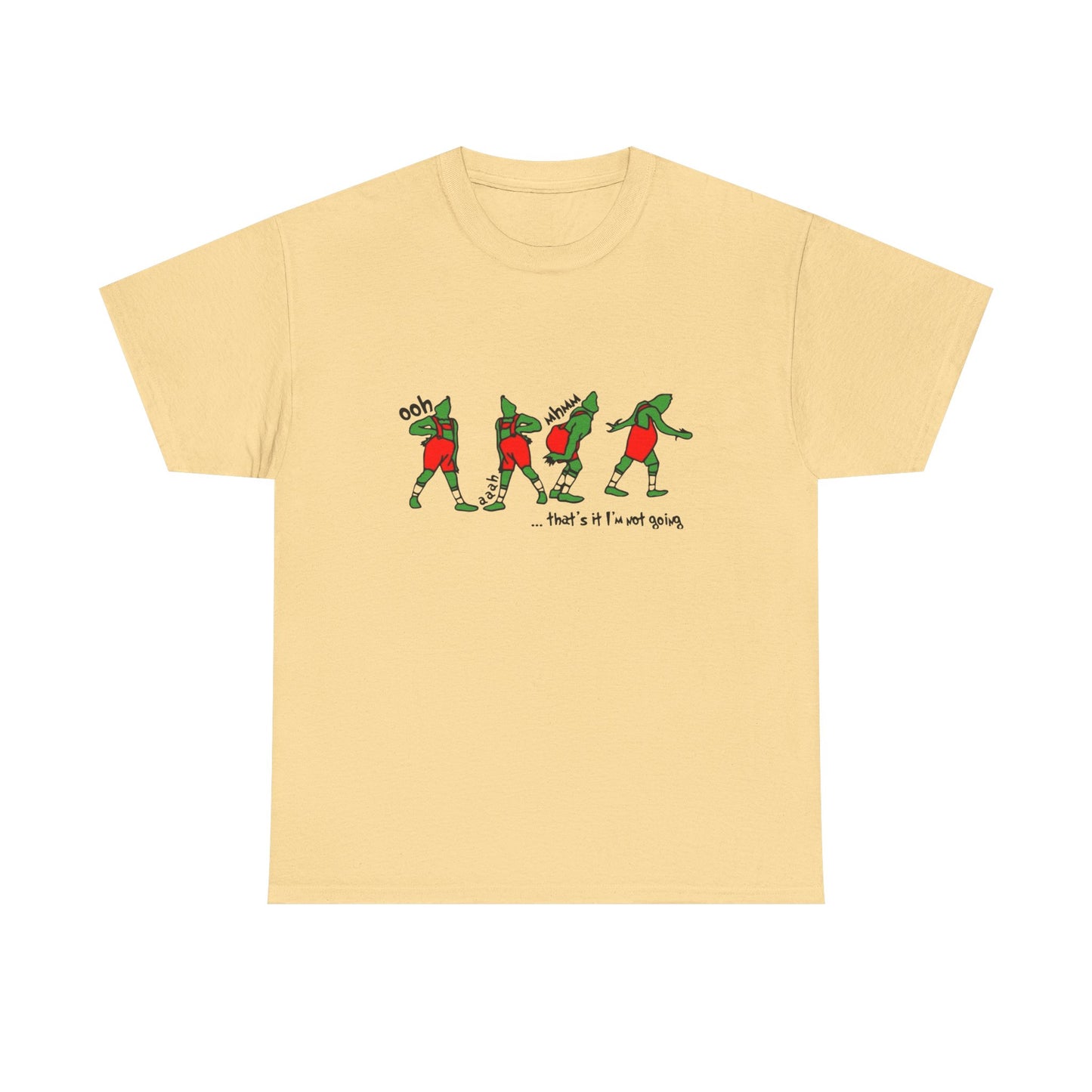 Funny Grinch Retro Christmas Jokes Graphic T Shirt Unisex NEW Heavy Cotton Tee