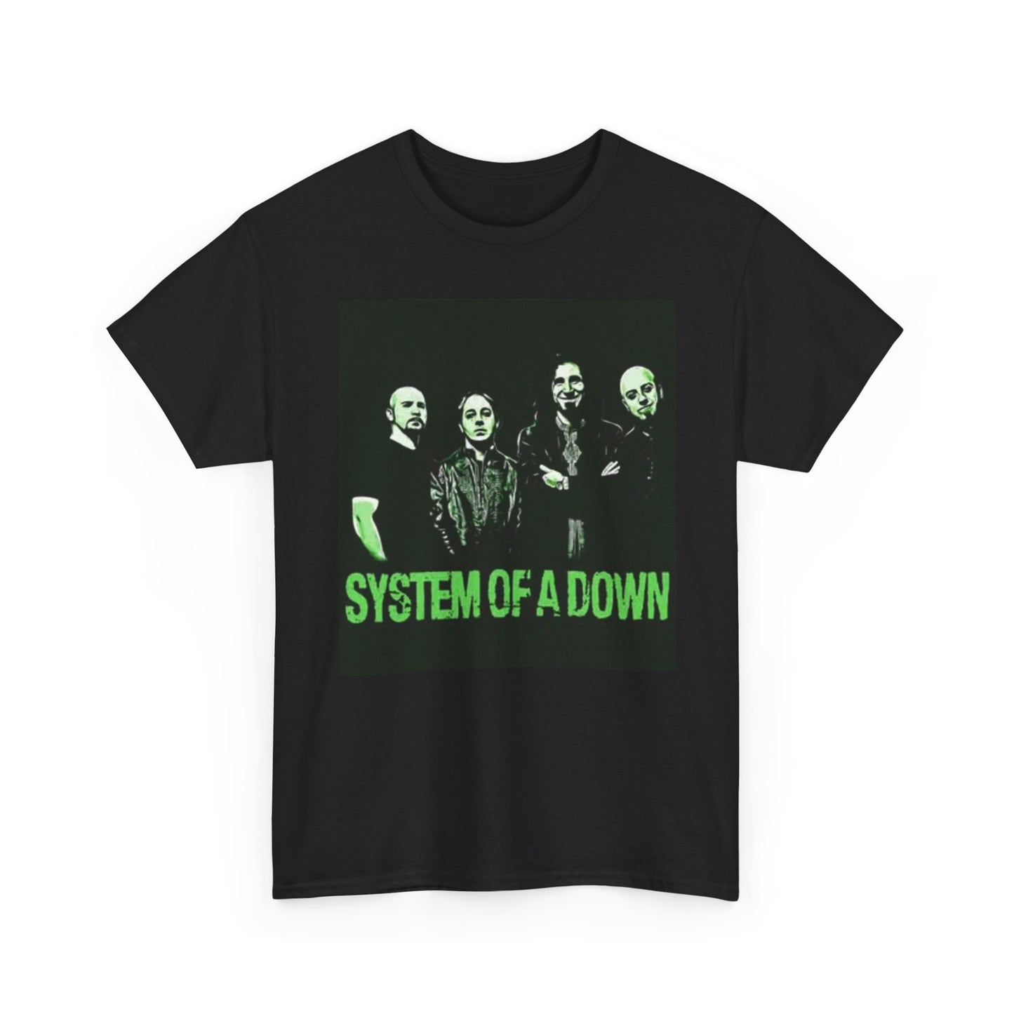 System Of A Down Graphic T Shirt Retro Rock Band Metal Unisex Heavy Cotton Tee