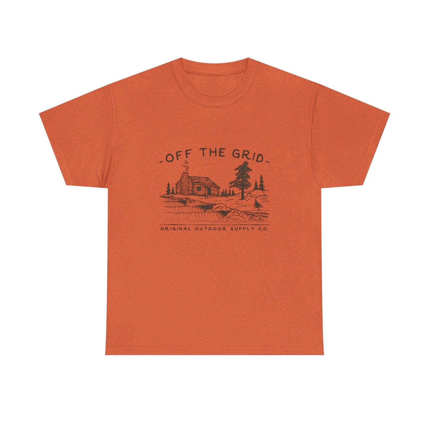 Off The Grid Graphic T Shirt Unisex Heavy Cotton Tee