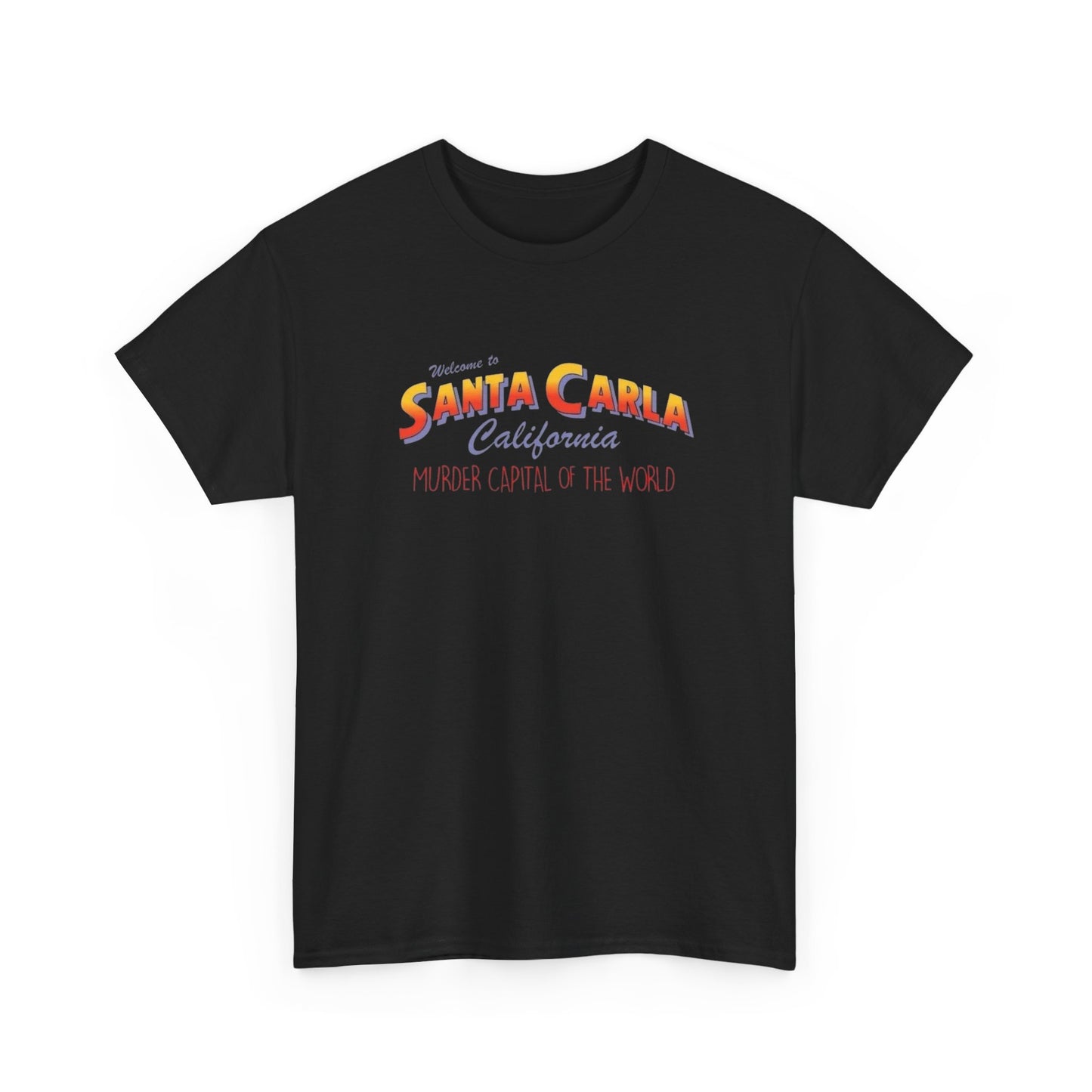 Santa Carla California Graphic T-Shirt Unisex Heavy Cotton Tee