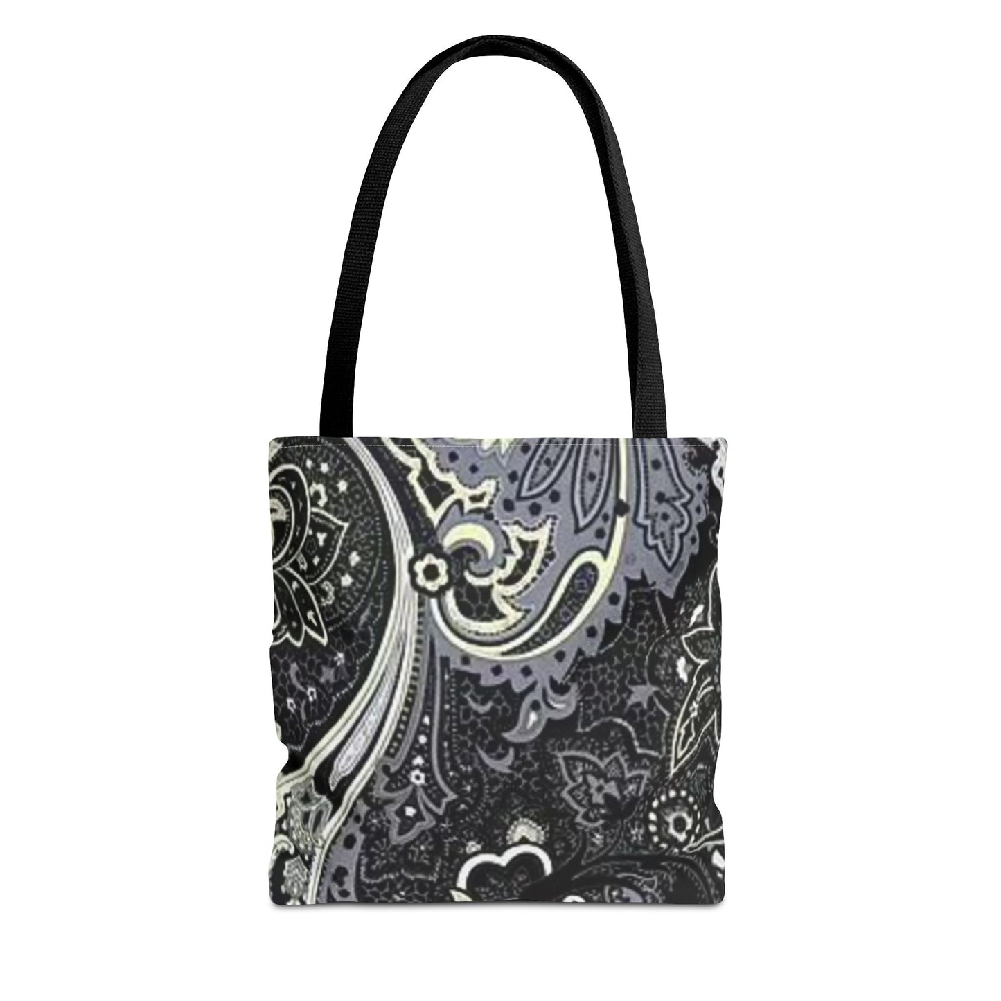 Black And Silver Pattern BRAND NEW Tote Bag (AOP)