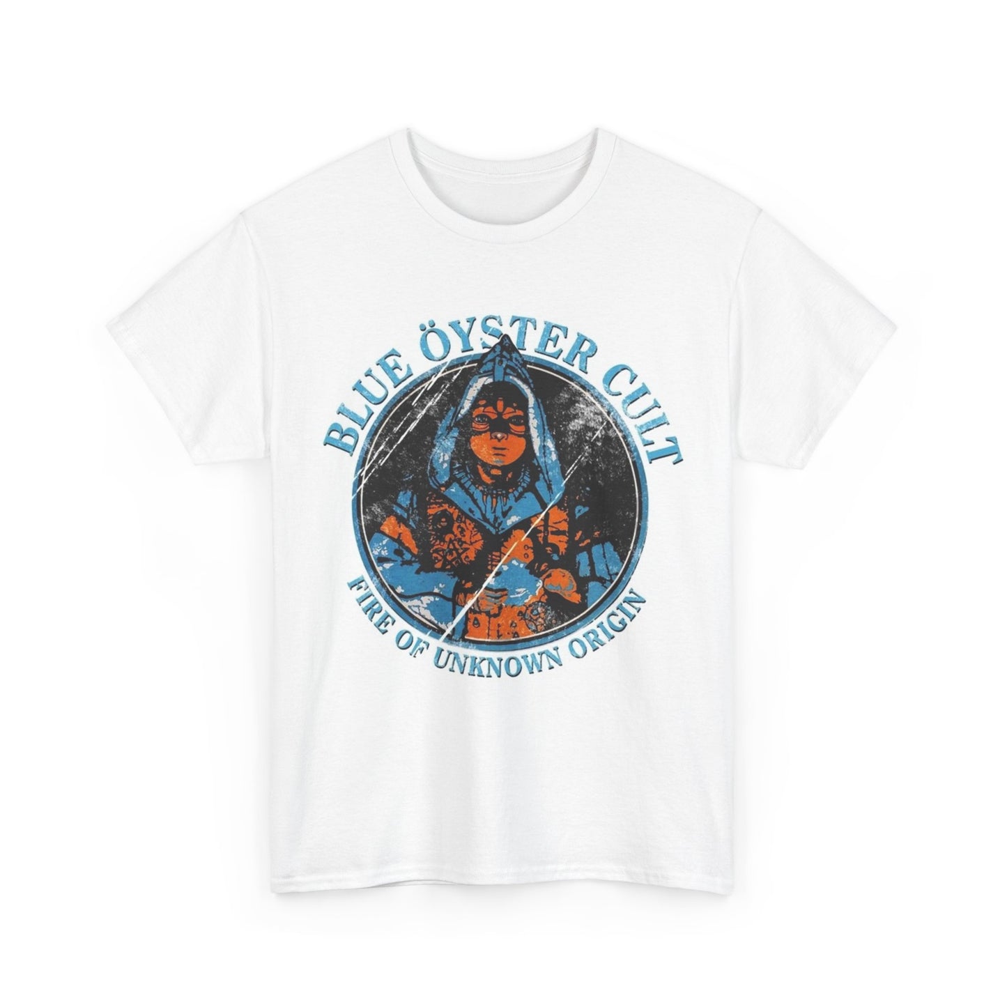 Blue Oyster Cult Shirt Retro Album Cover Graphic Vintage Unisex Heavy Cotton Tee