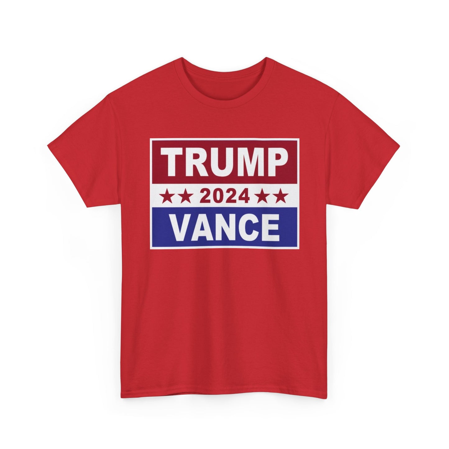 Trump Vance Shirt New President 2024 MAGA Republican USA Unisex Heavy Cotton Tee