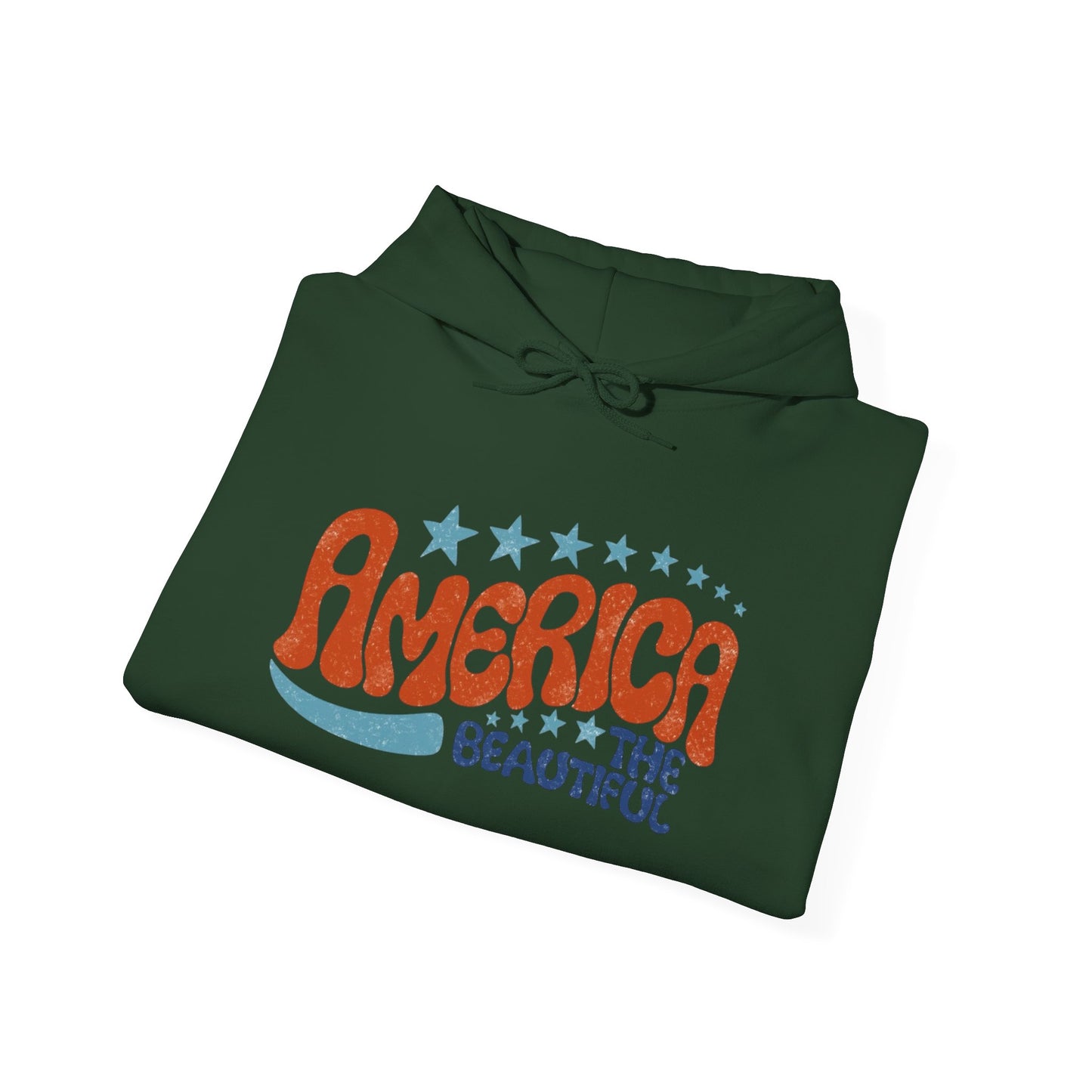 America The Beautiful Graphic Hoodie Heavy Blend™ NEW Sweatshirt