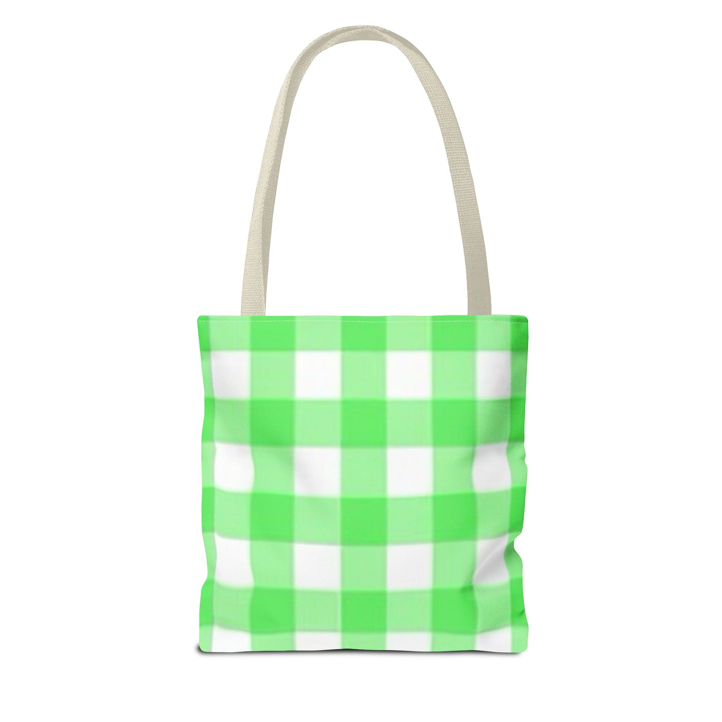 Green Checkered Multi Color BRAND NEW MODERN Tote Bag (AOP)