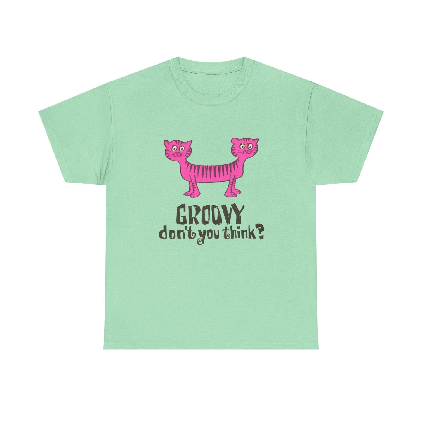 Groovy Don't You Think Retro Graphic T Shirt NEW Adult Tee
