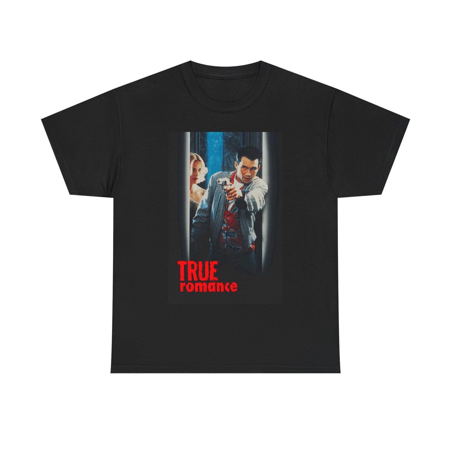 True Romance Shirt Vintage Movie Poster 90s Unisex Heavy Cotton Tee