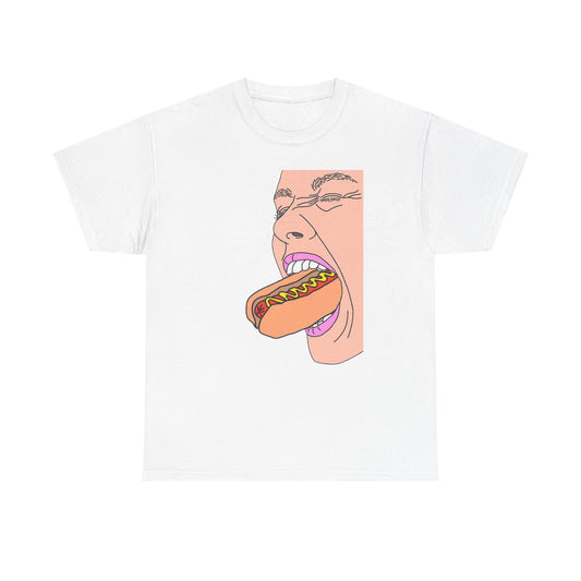 Funny Hot Dog Glizzy T Shirt Unisex Heavy Cotton Tee