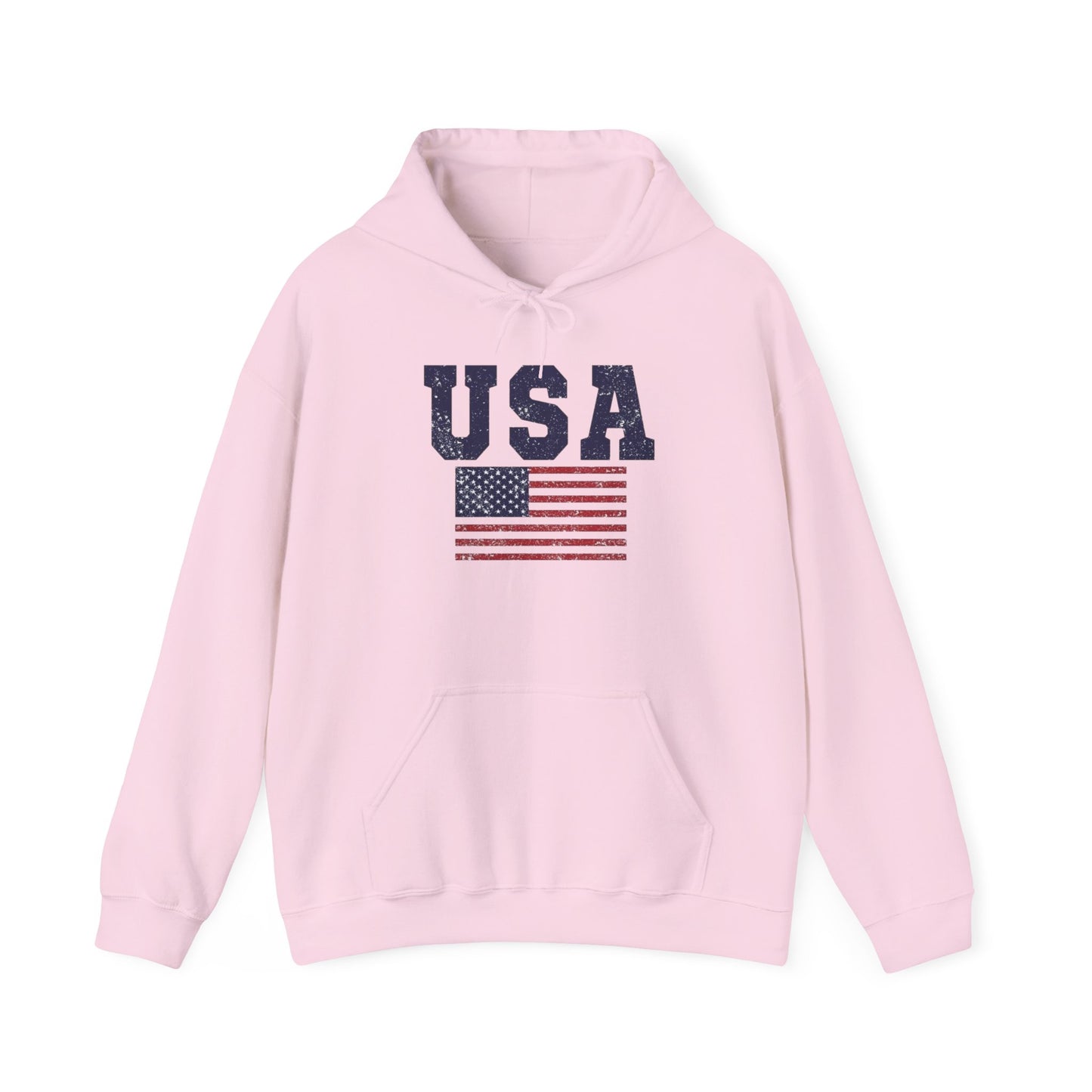 USA American Flag NEW COLORS Graphic Hoodie Unisex Heavy Blend Hooded Sweatshirt