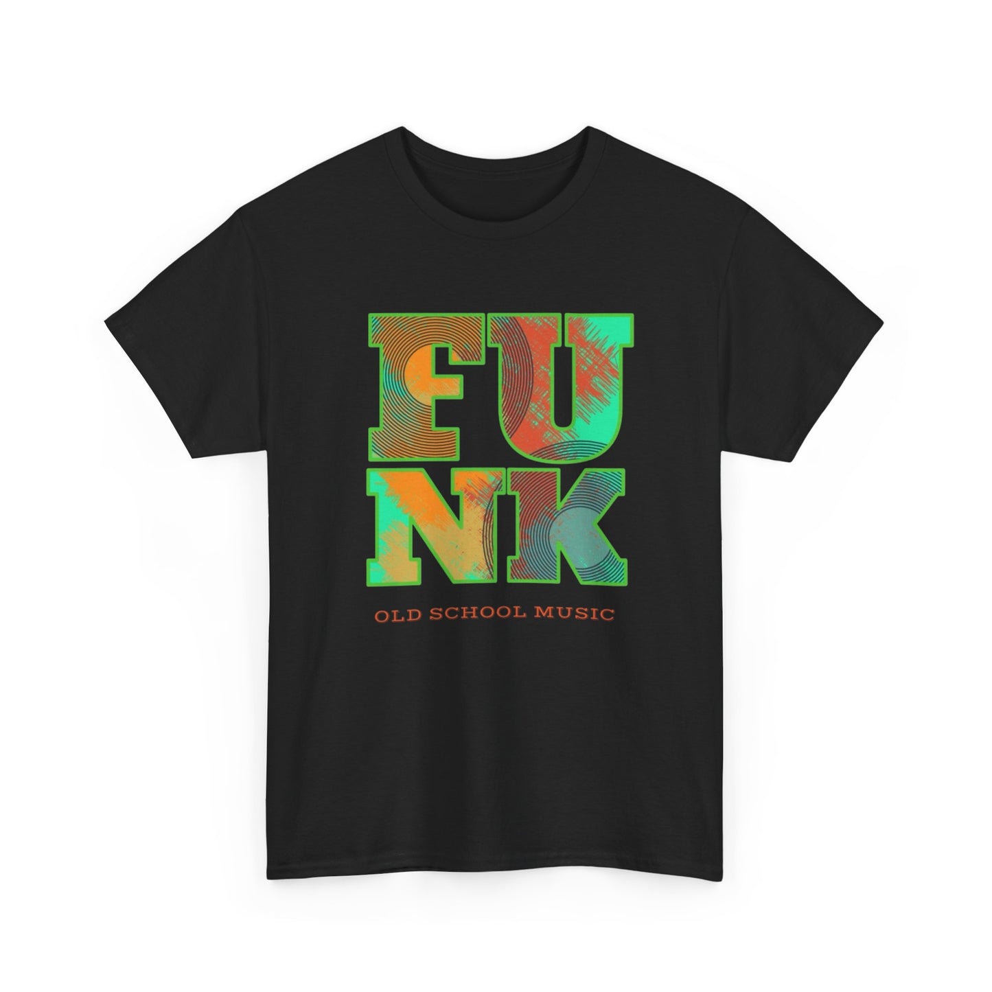 Funk Old School Music Graphic T Shirt NEW GIFT Unisex Heavy Cotton Tee