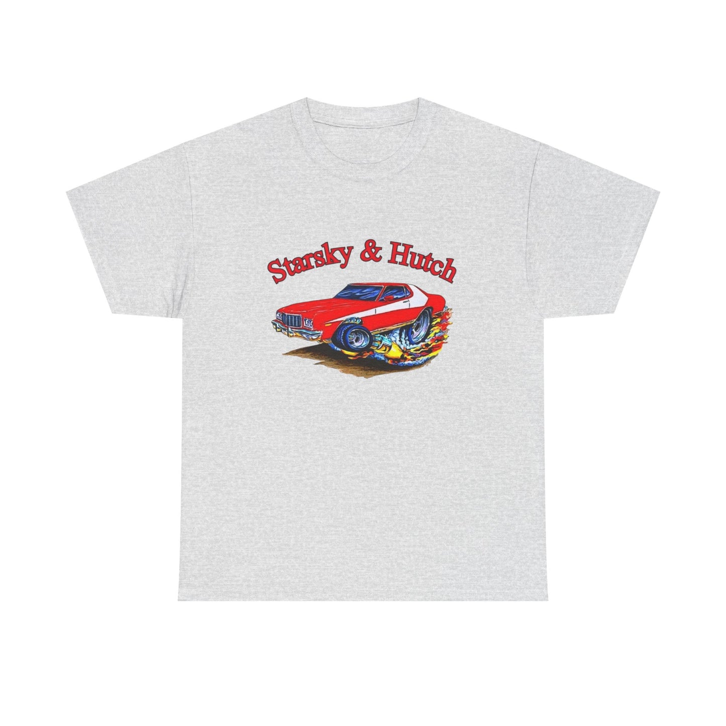 Starsky And Hutch Funny Vintage Graphic T Shirt Unisex Heavy Cotton Tee