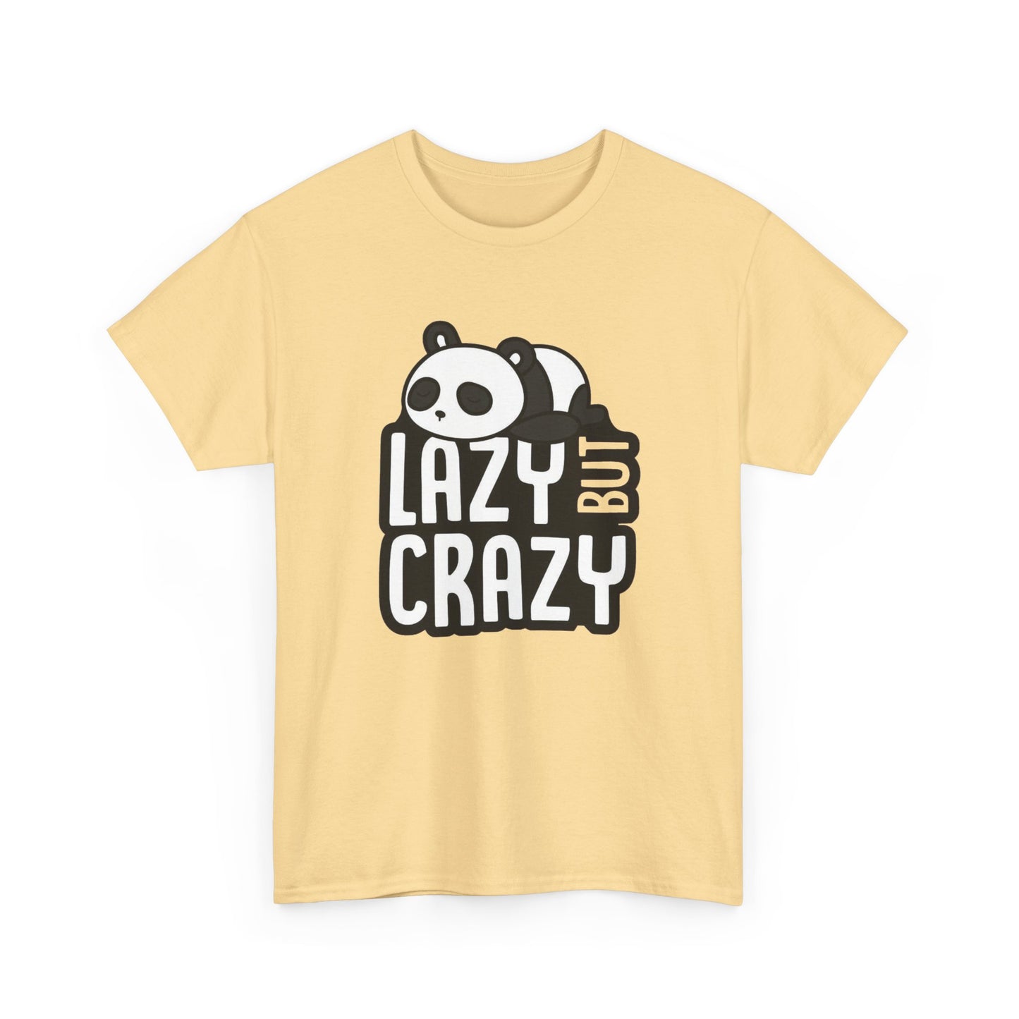 Lazy But Crazy Graphic T Shirt Unisex Heavy Cotton Tee