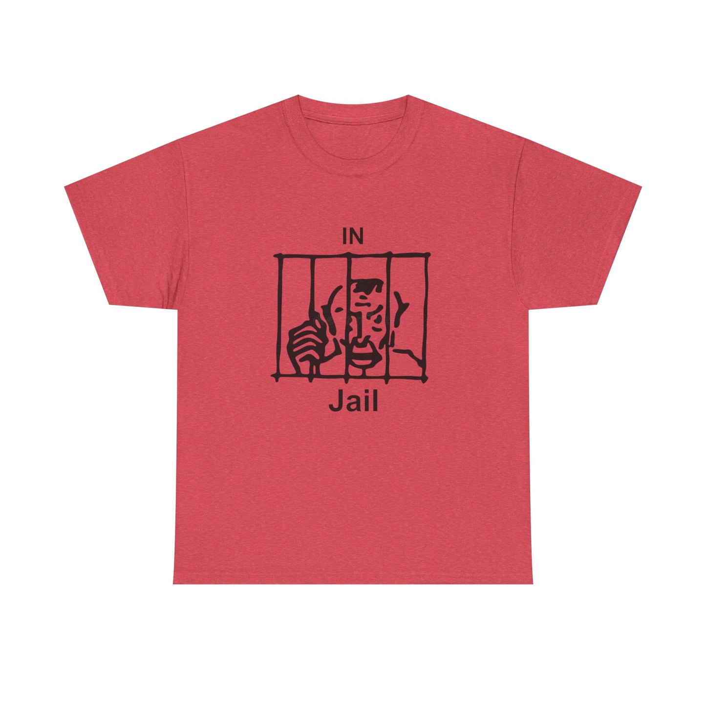 In Jail Graphic T Shirt NEW Unisex Heavy Cotton Tee