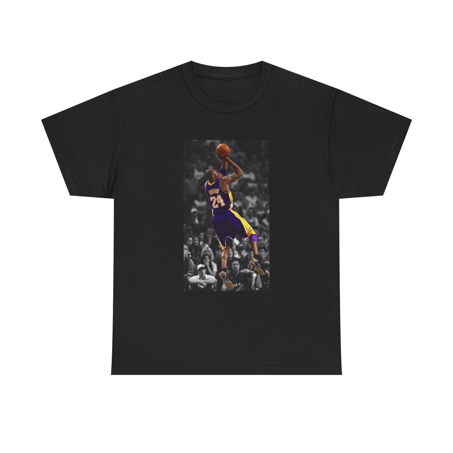Kobe BasketBall Tshirt Vintage Lakers Retro Dunk Unisex Heavy Cotton LA Cali