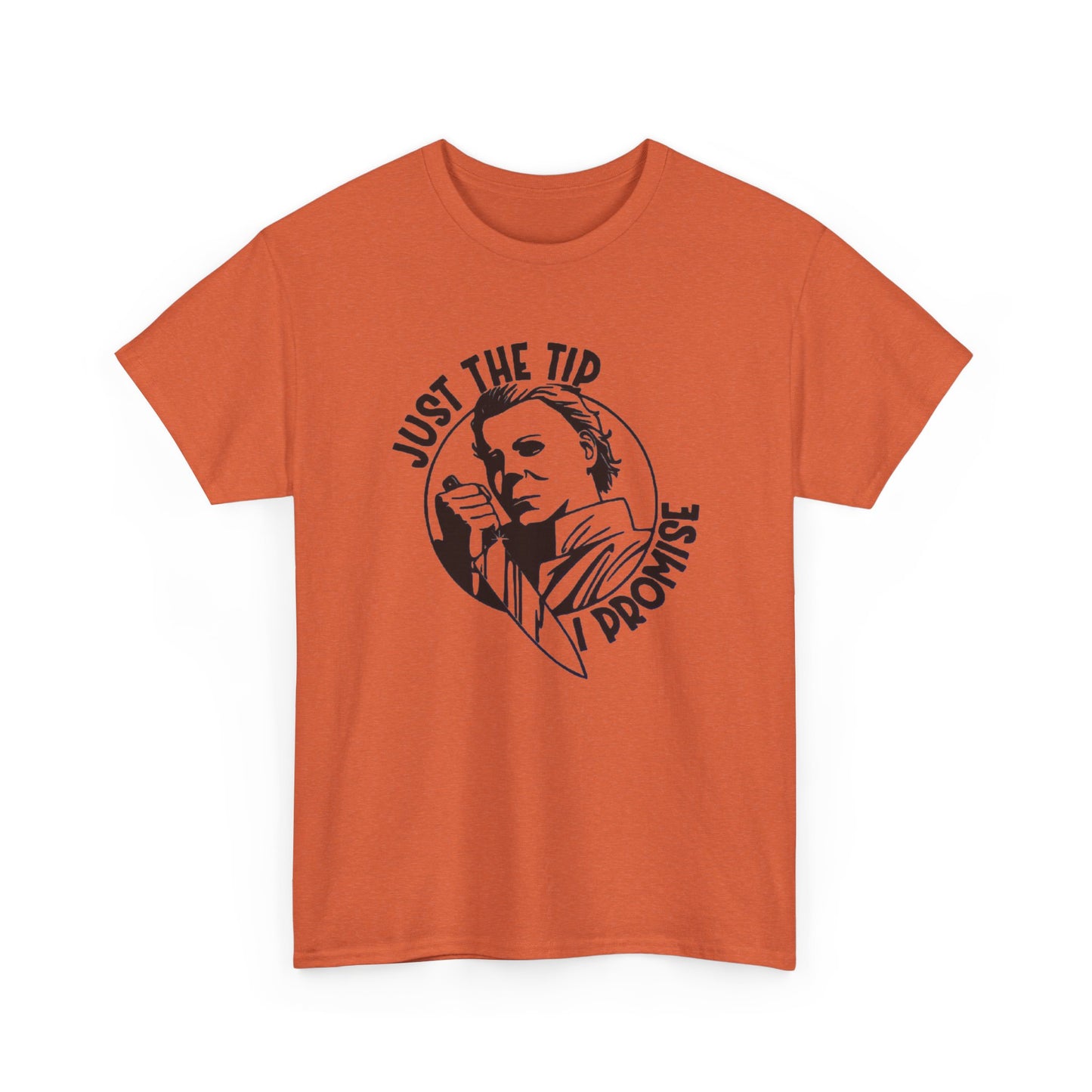Just The Tip I Promise Graphic T Shirt NEW Vintage Unisex Heavy Cotton Tee