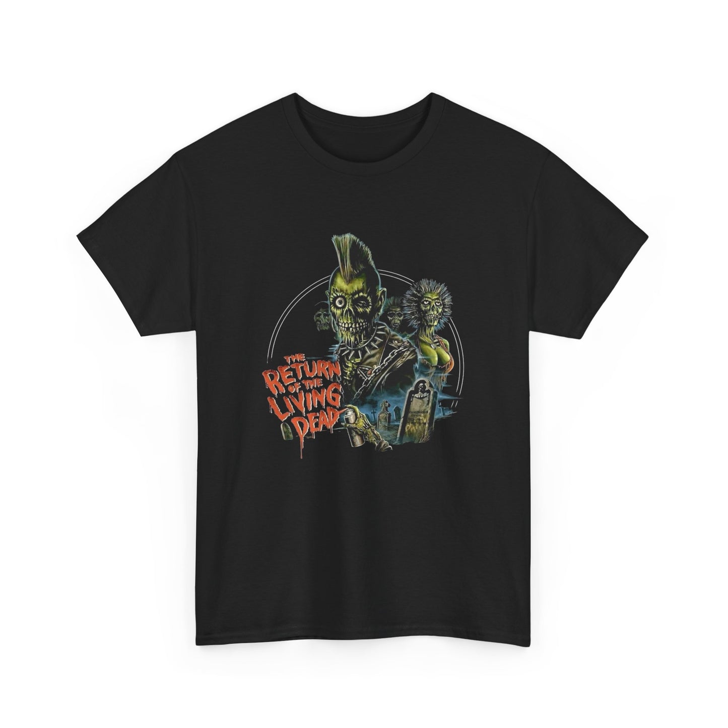 Return Of The Living Dead Halloween Graphic T Shirt Unisex Heavy Cotton Tee