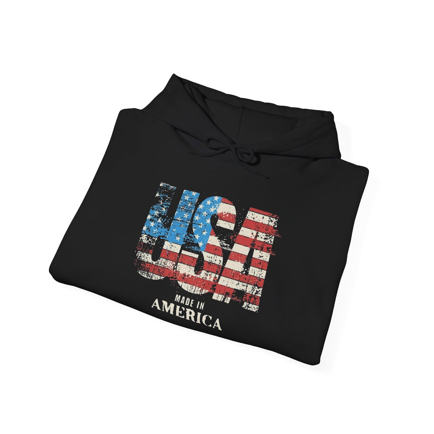 USA Made In America Graphic Hoodie Men's Heavy Blend™ Hooded Sweatshirt