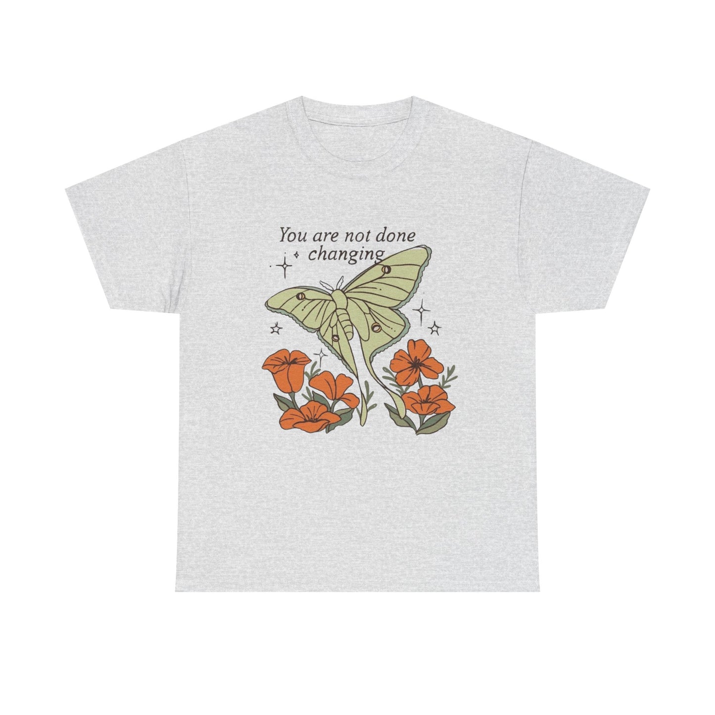 Beautiful Butterfly Graphic T Shirt Unisex Heavy Cotton Tee