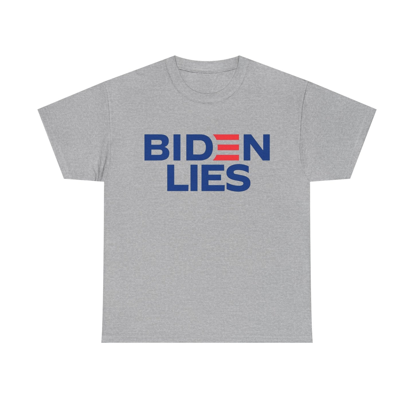Biden Lies Shirt Funny Trump 2024 Graphic Unisex Heavy Cotton Tee