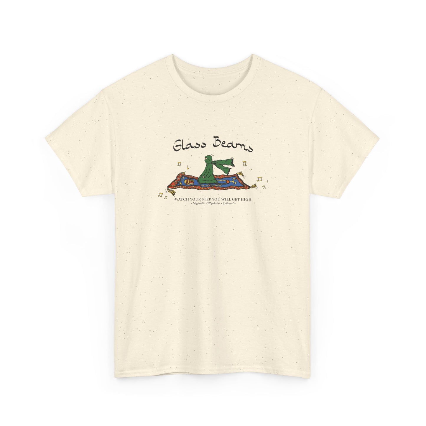 Glass Beams Vintage Graphic T-Shirt Unisex Heavy Cotton Tee