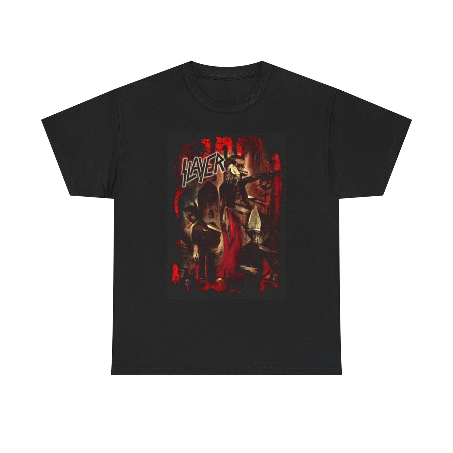 Slayer Graphic T Shirt Vintage Rock Metal Merch Retro Unisex Heavy Cotton Tee