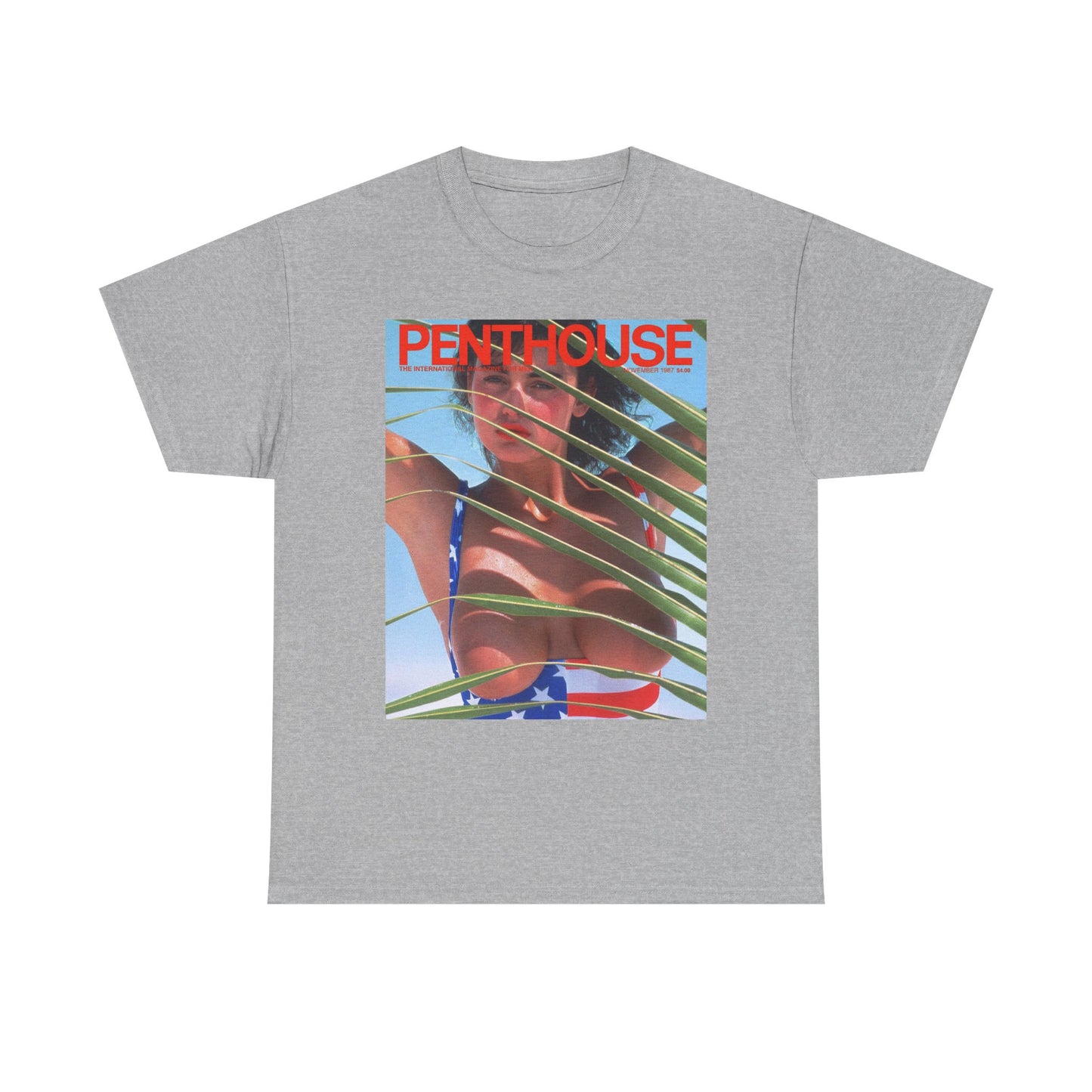 Penthouse Magazine Graphic T Shirt Vintage Retro Apparel Heavy Cotton Tee