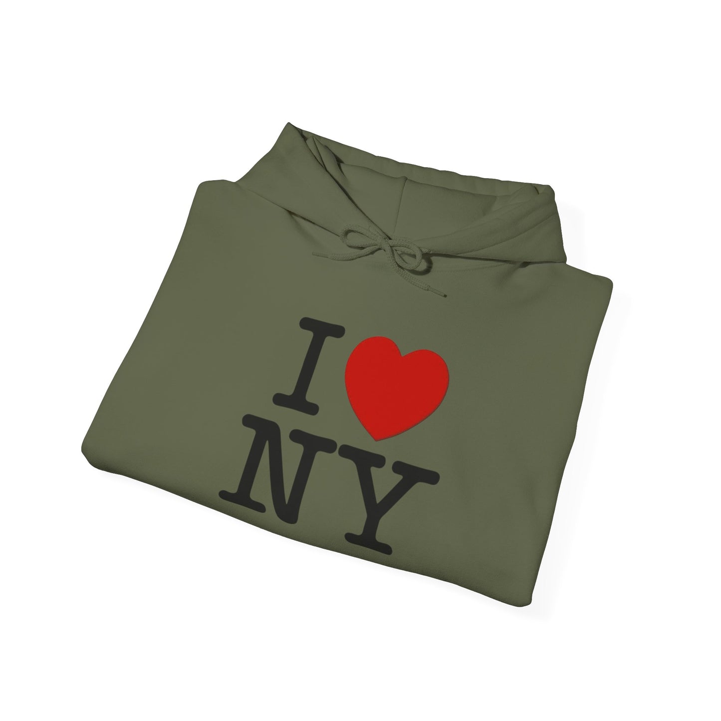 I Love New York Vintage Graphic Hoodie Unisex Heavy Blend™ Hooded Sweatshirt