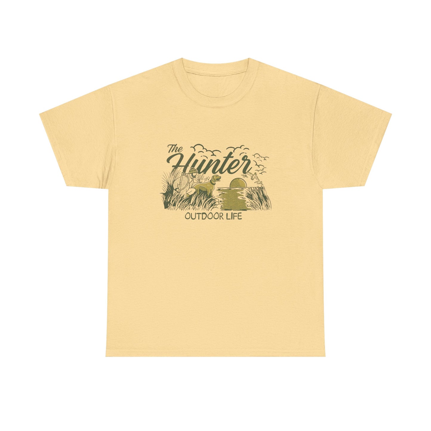 The Hunter Outdoor Club Graphic T Shirt Unisex Heavy Cotton Tee