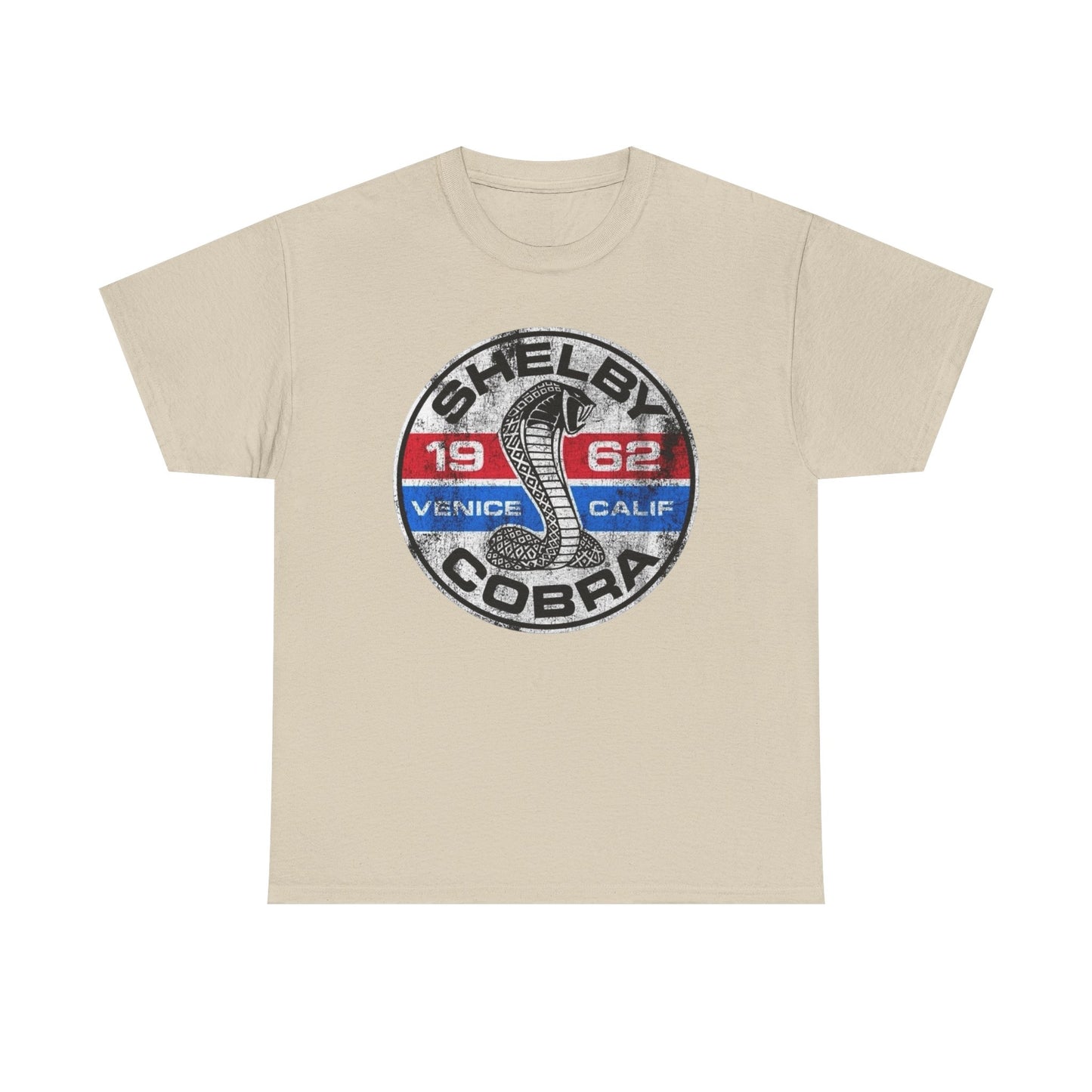 Shelby Cobra Racing Graphic T Shirt Unisex Heavy Cotton Tee