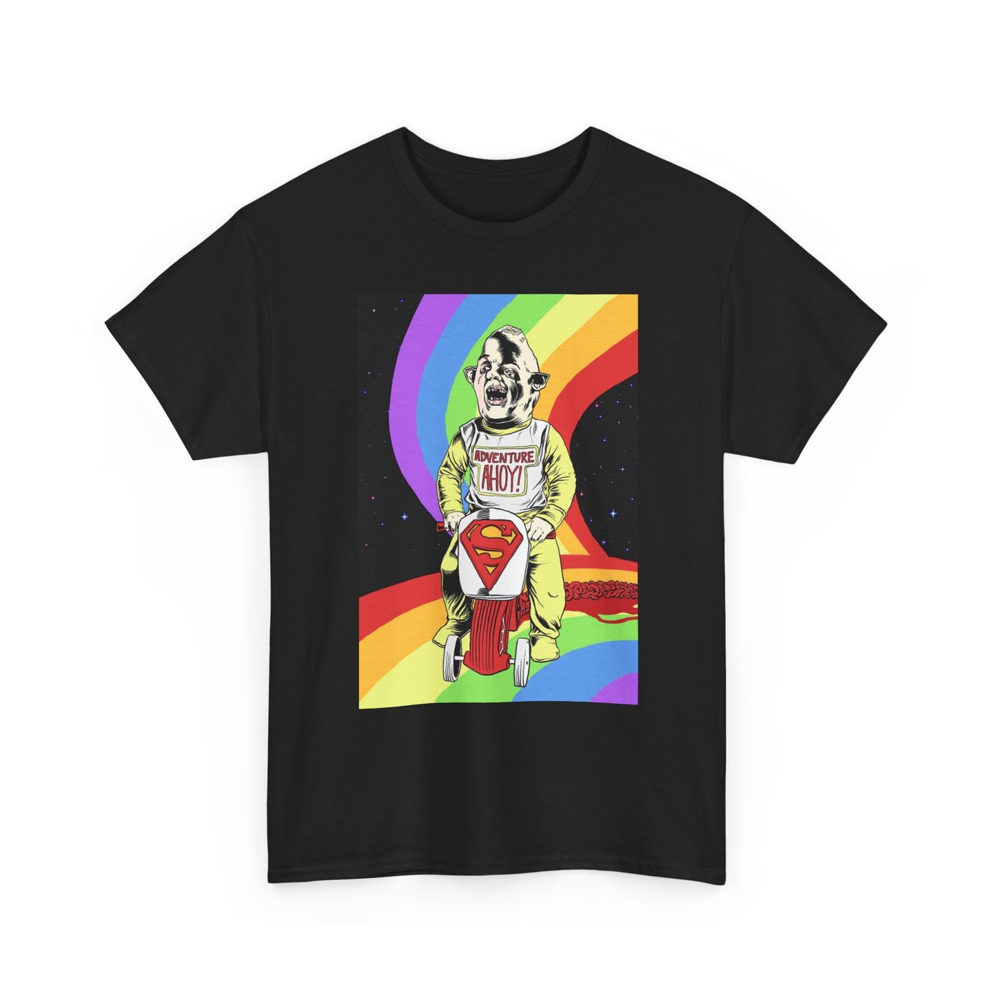 The Goonies Graphic T Shirt Funny 90s Retro Rainbow Unisex Heavy Cotton Tee