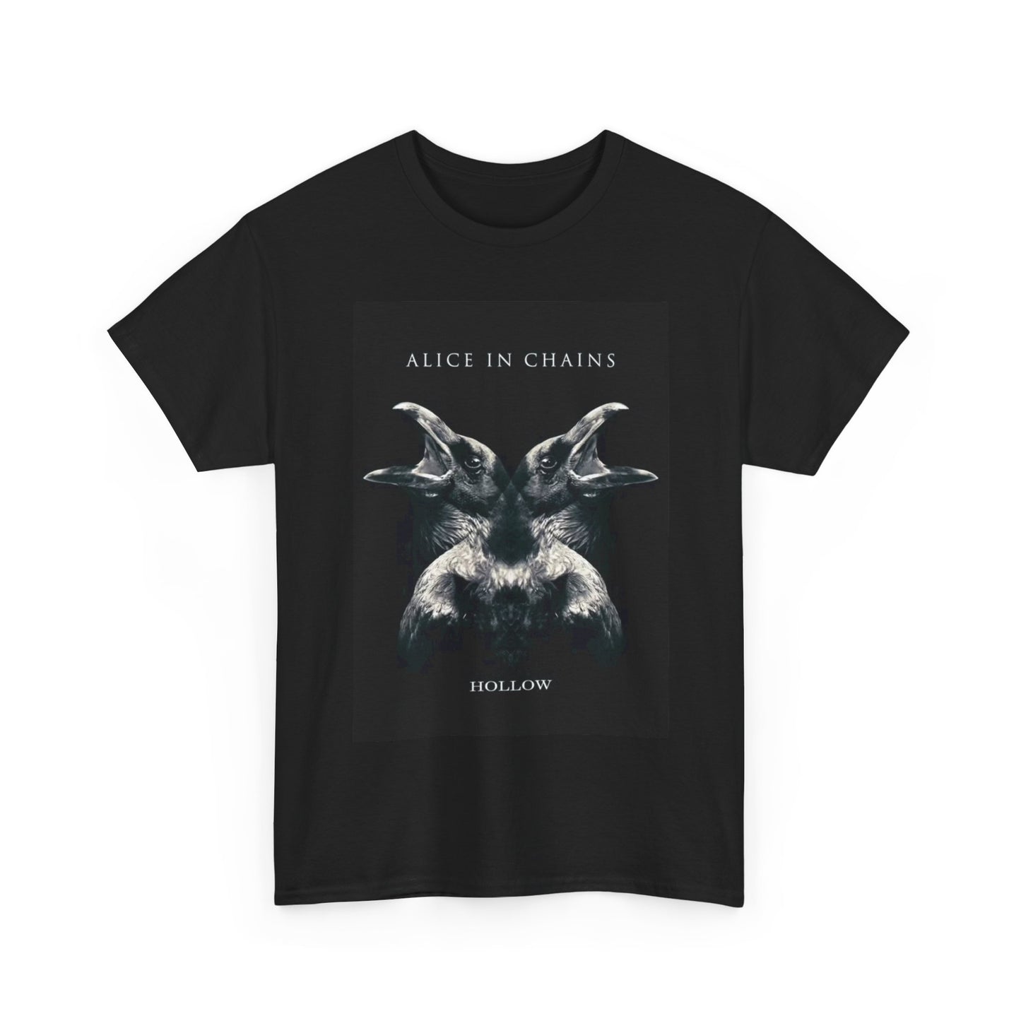 Alice in Chains Shirt Vintage crow graphic retro metal Unisex Heavy Cotton Tee