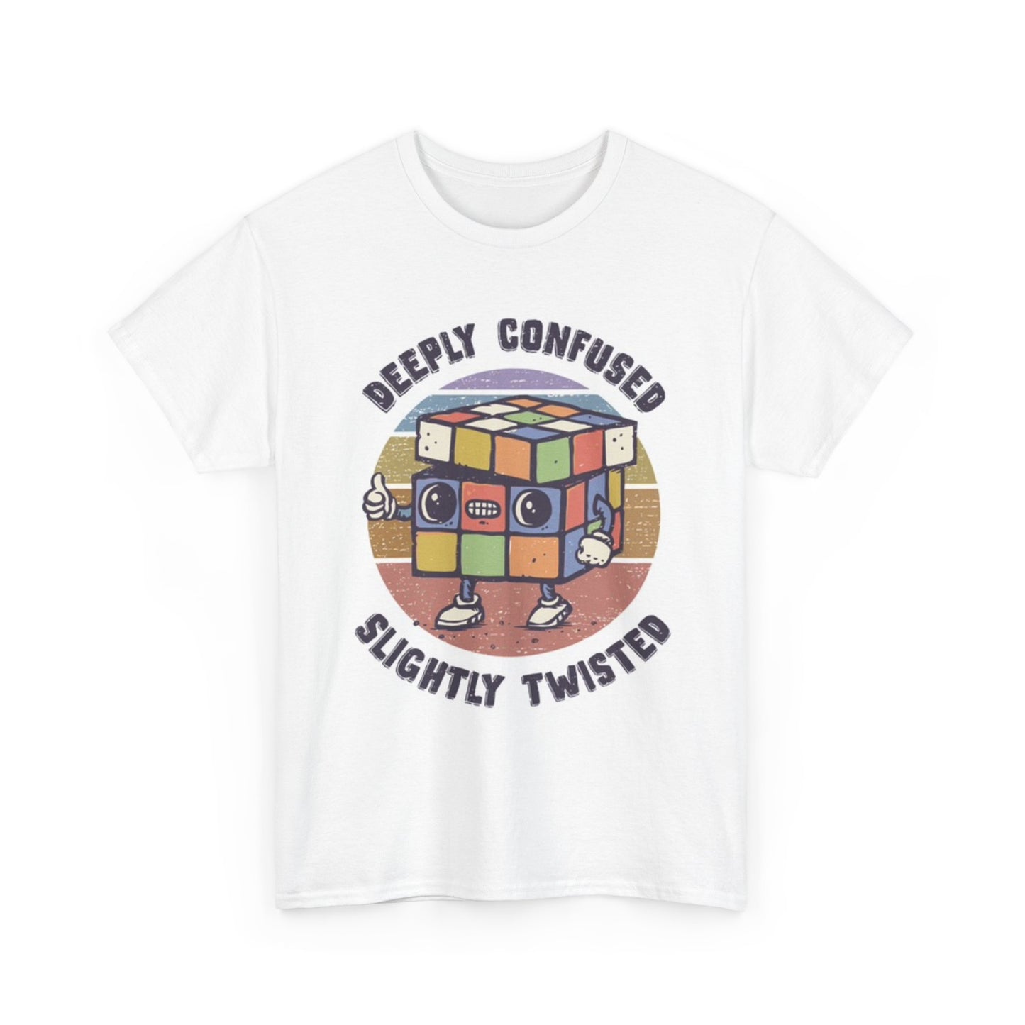 Deeply Confused Slightly Twisted Graphic T Shirt Unisex Heavy Cotton Tee