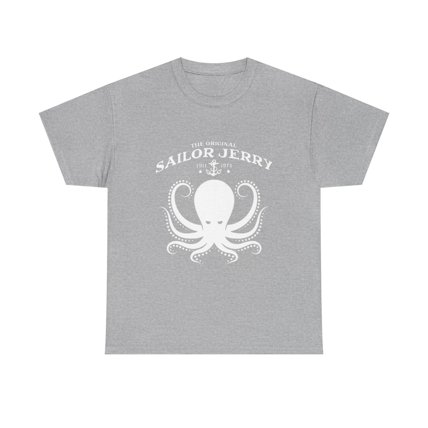 Sailor Jerry T-shirt vintage tattoo navy art retro Hawaii Heavy Cotton Tee
