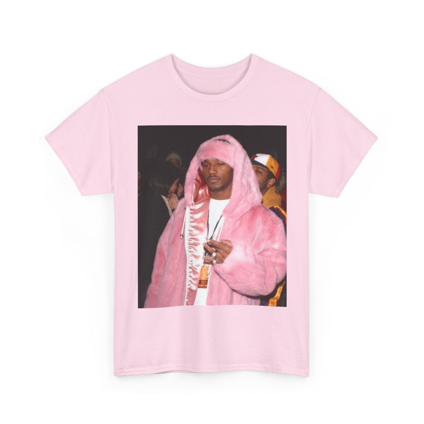 Camron diplomats T-shirt vintage pink fur coat graphic Rap Unisex Heavy Cotton