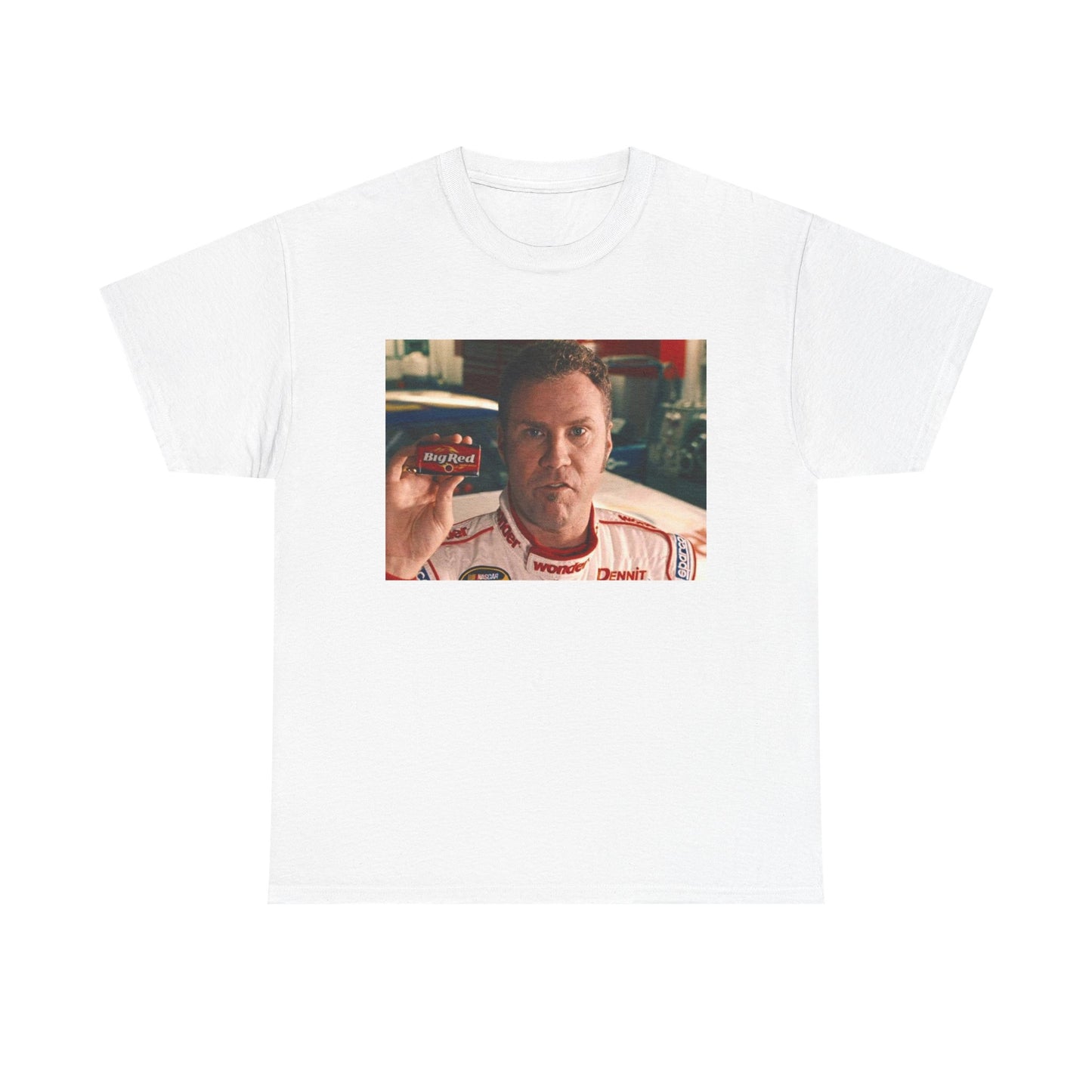 Talladega Nights Graphic T Shirt Funny Nascar Ricky Bobby Unisex Heavy Cotton