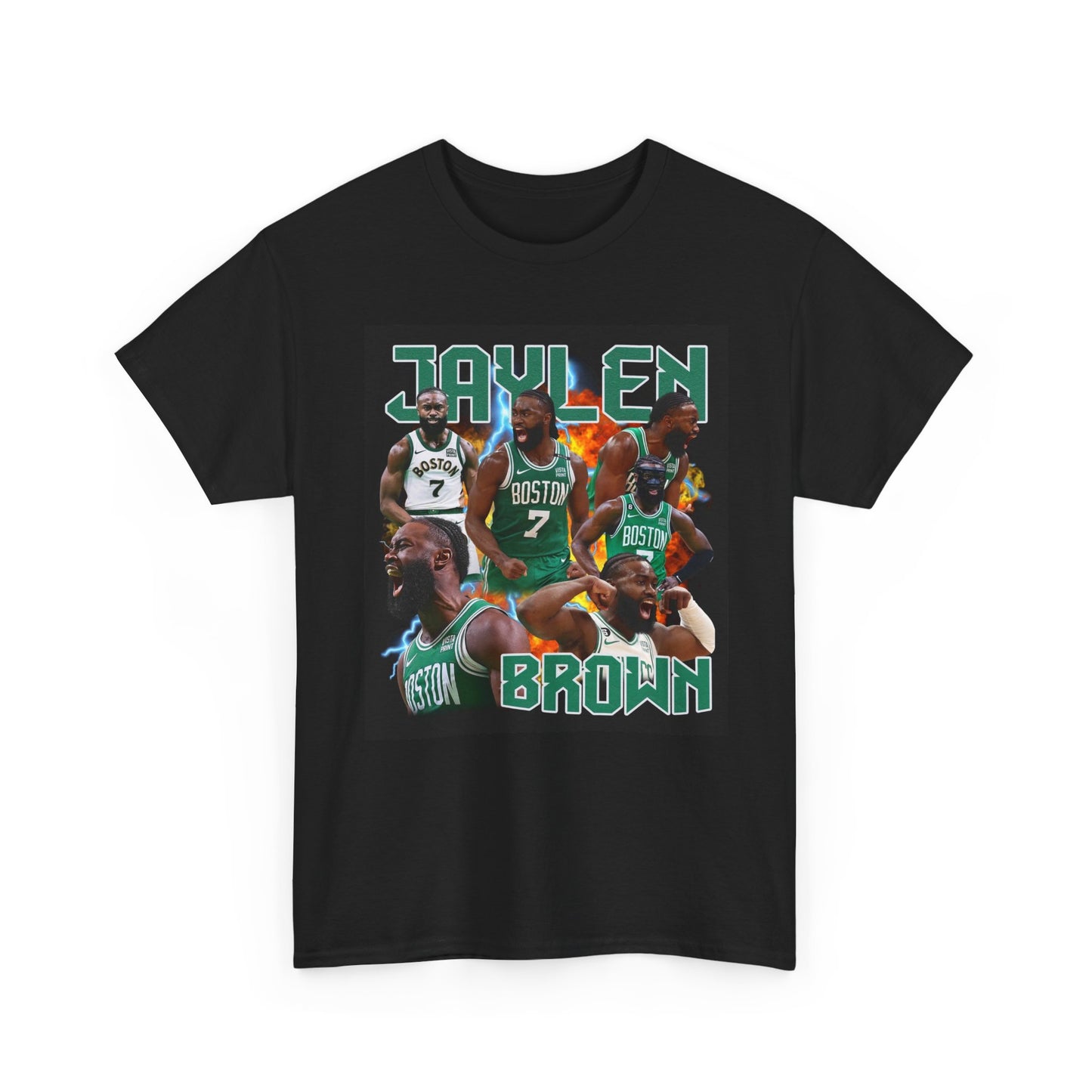 Jaylen Brown Graphic T Shirt Retro Celtics Boston Unisex Heavy Cotton Tee