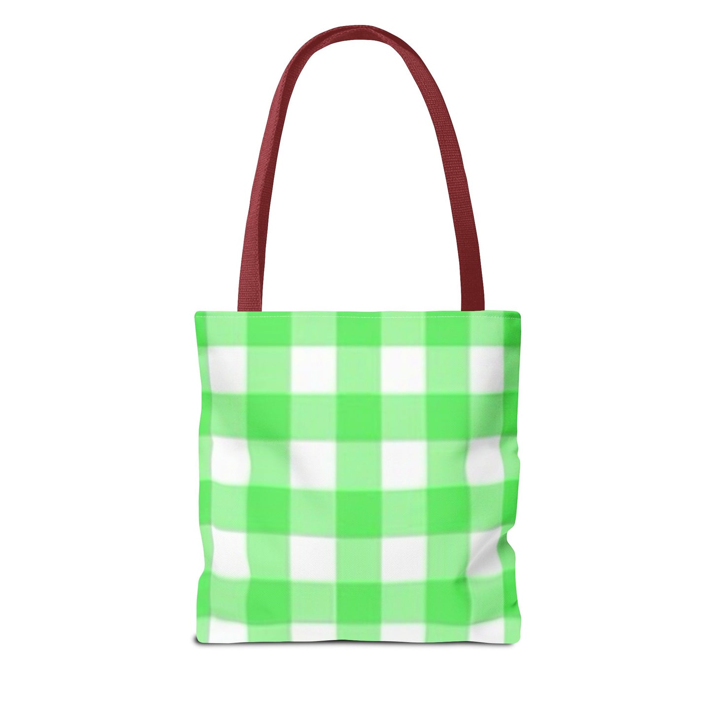 Green Checkered Multi Color BRAND NEW MODERN Tote Bag (AOP)