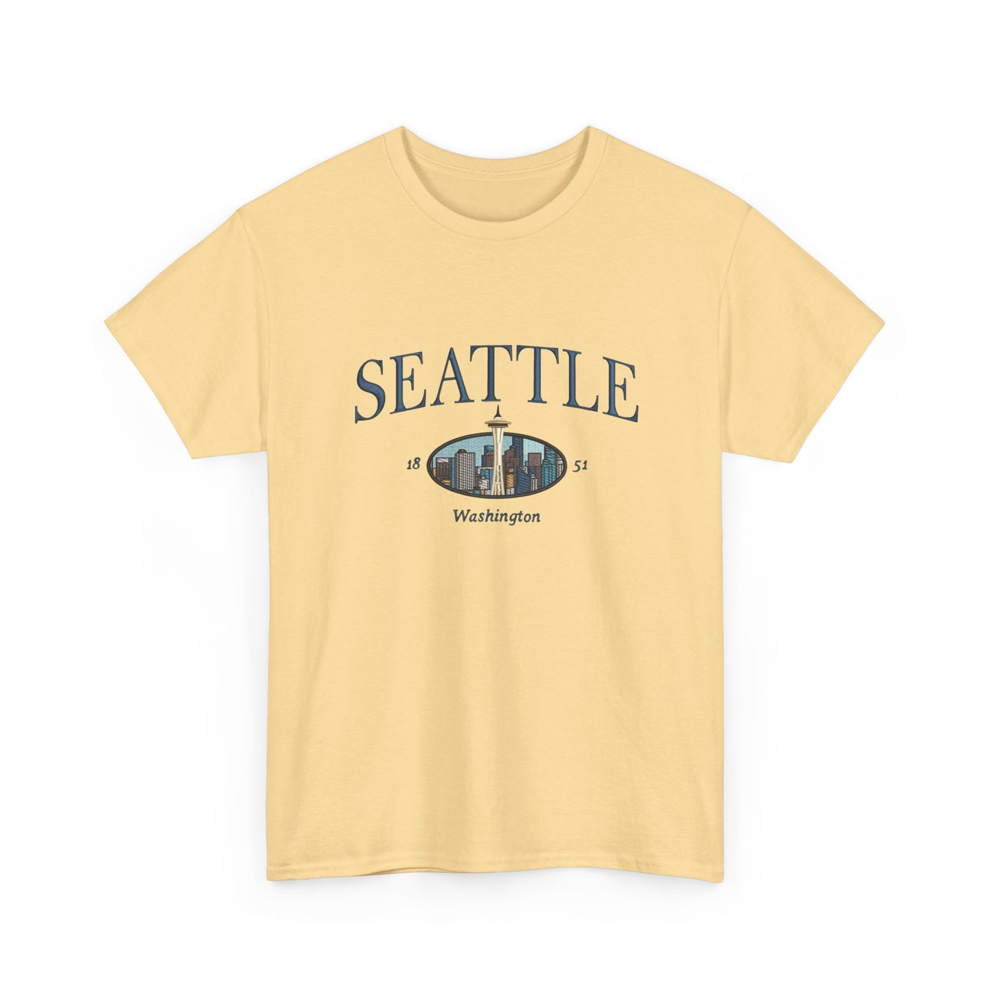 Seattle Washington  Graphic T Shirt NEW Unisex Heavy Cotton Tee