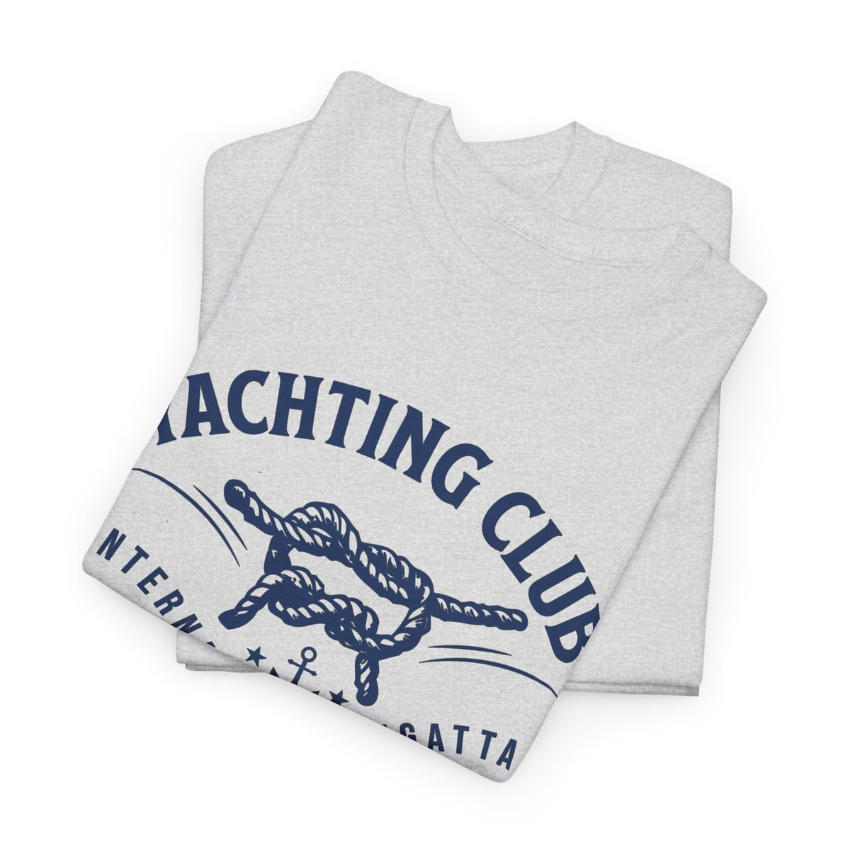 Yachting Club Graphic T Shirt Men's Vintage Heavy Cotton Tee