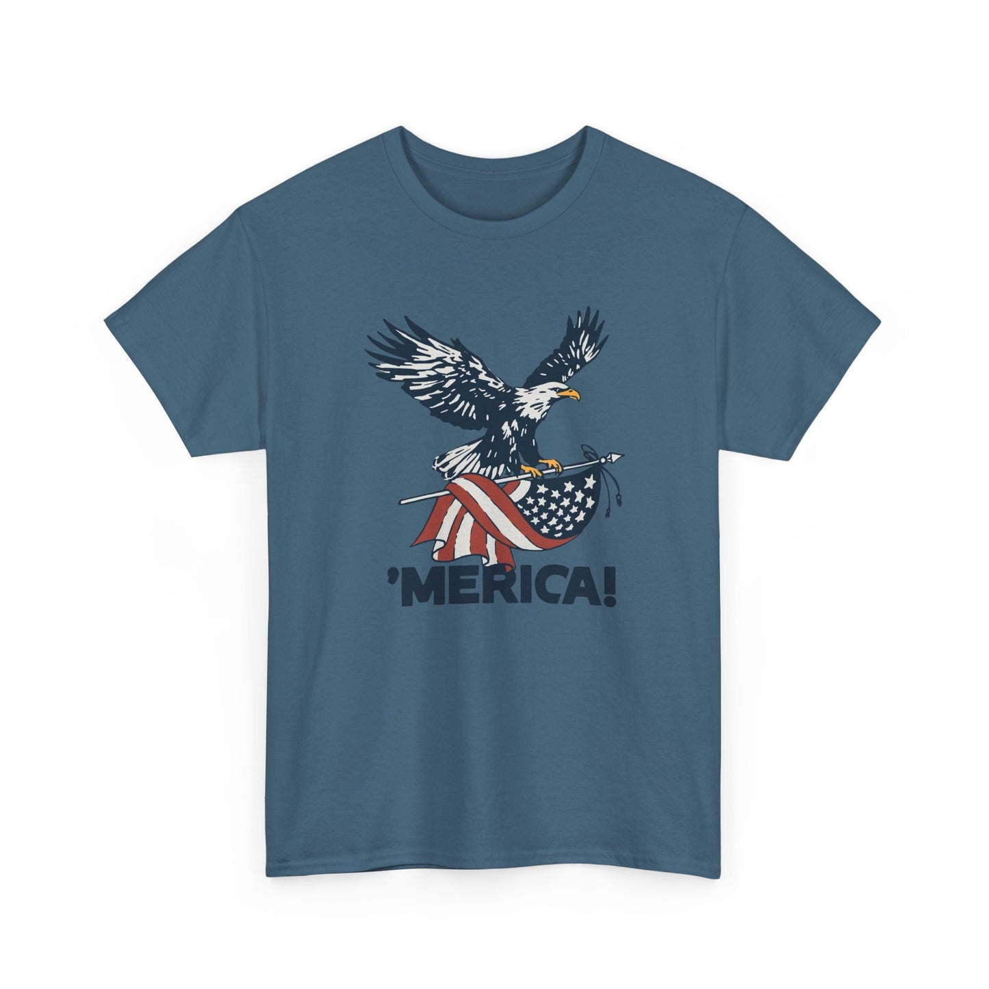 American Bald Eagle USA Graphic T Shirt Heavy Cotton Tee NEW ADULT UNISEX