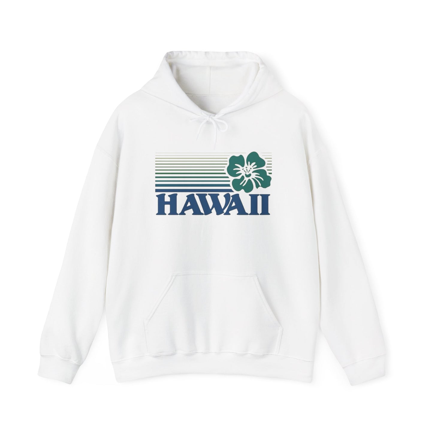 Hawaii Surfing Graphic Hoodie Unisex Heavy Blend™ Hooded Sweatshirt