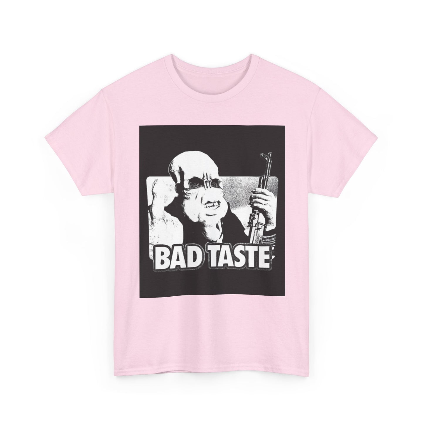 Bad Taste Poster Shirt Retro Graphic Art Unisex Heavy Cotton Tee