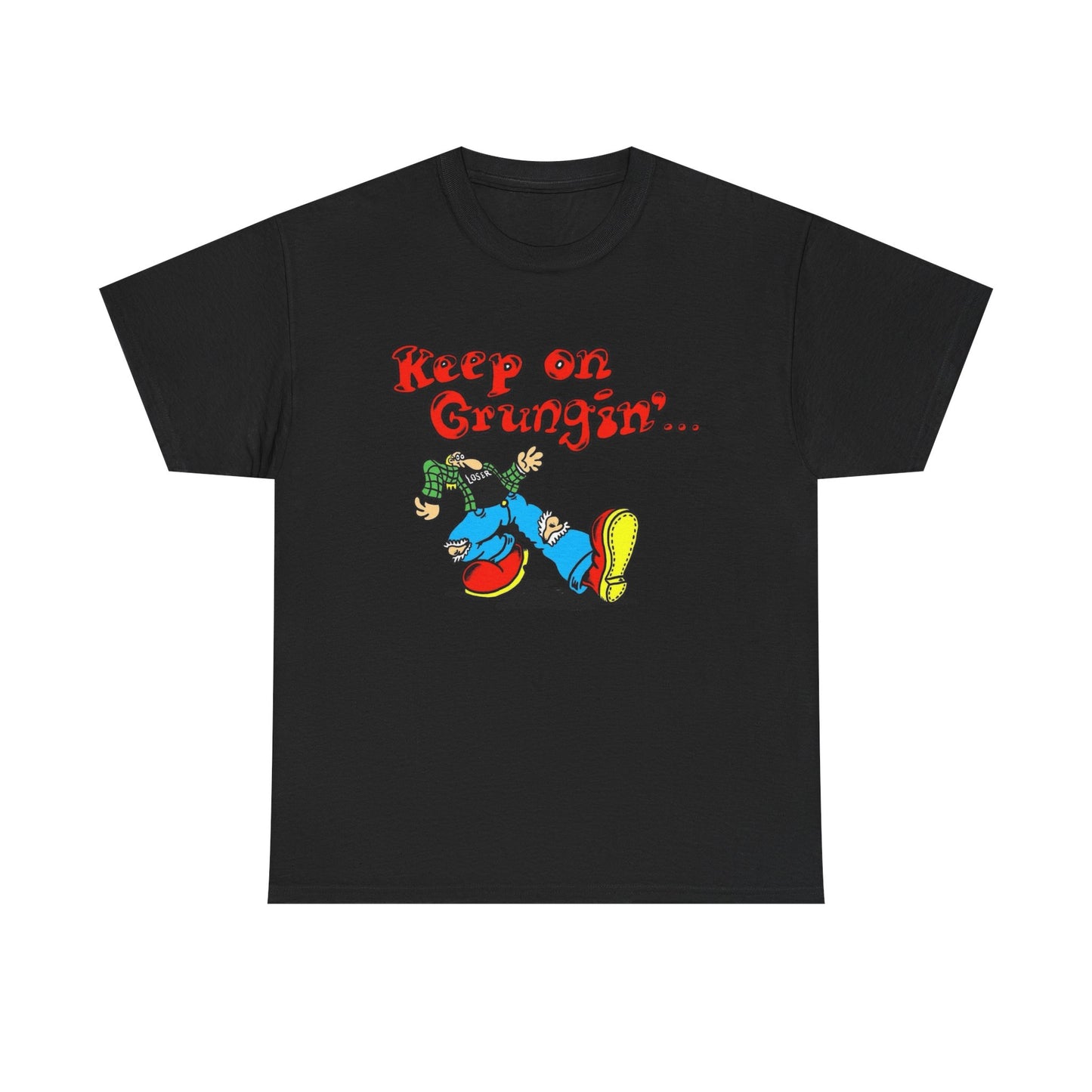 Keep On Grungin Grunge Music Graphic T Shirt NEW ADULT Unisex Heavy Cotton Tee