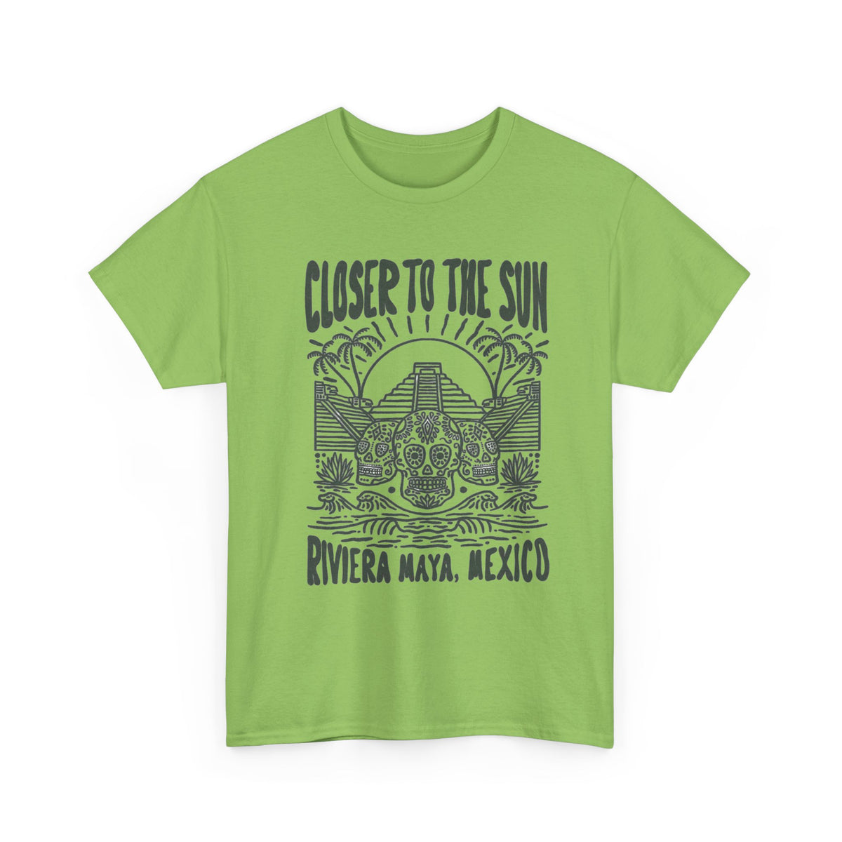 Closer to the Sun Riviera Maya Mexico T-Shirt Men's Graphic Tee