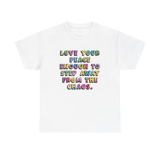 Love Your Peace Graphic T Shirt Unisex Cotton Tee - New Gift - Tee