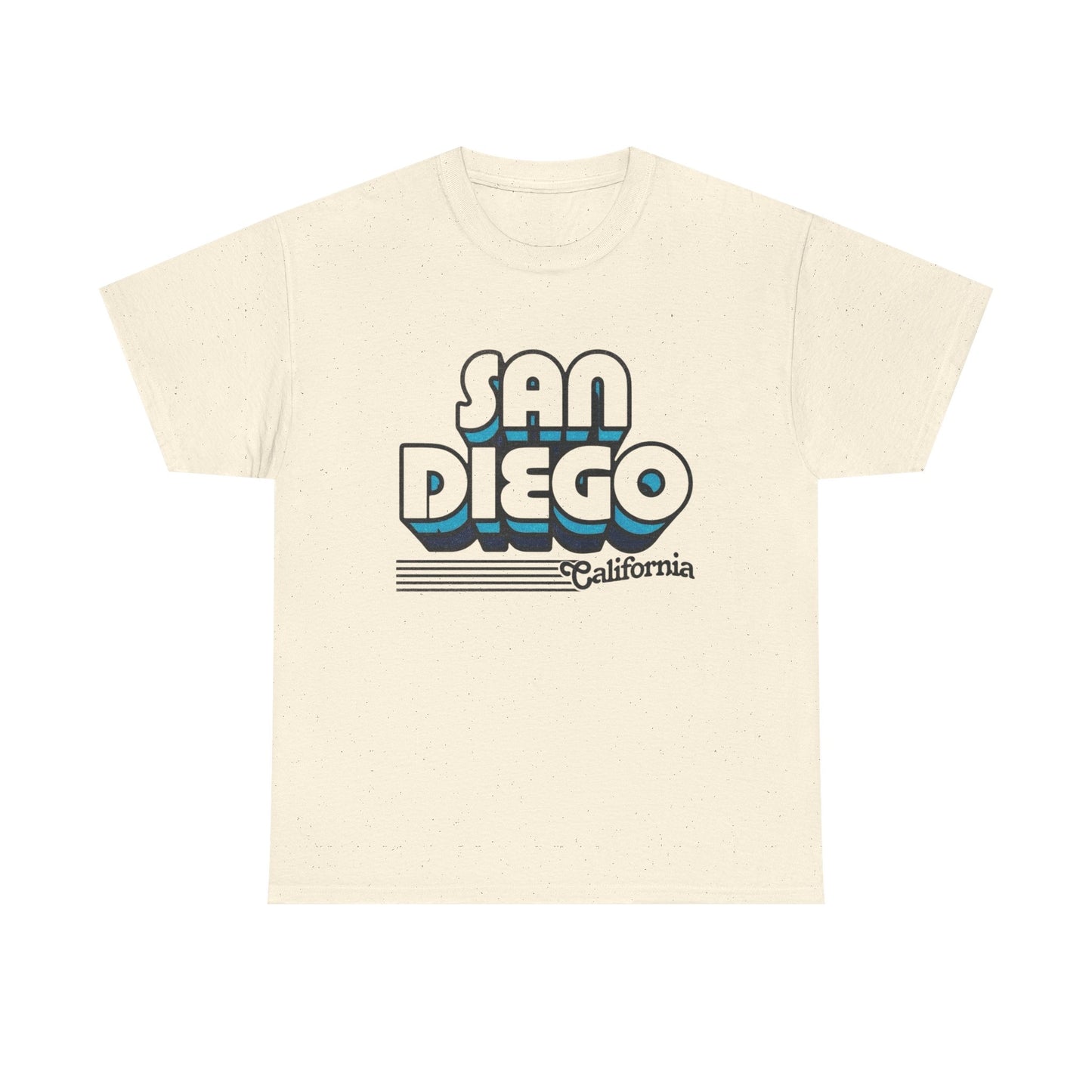 San Diego California Retro Graphic T Shirt NEW Unisex Heavy Cotton Tee