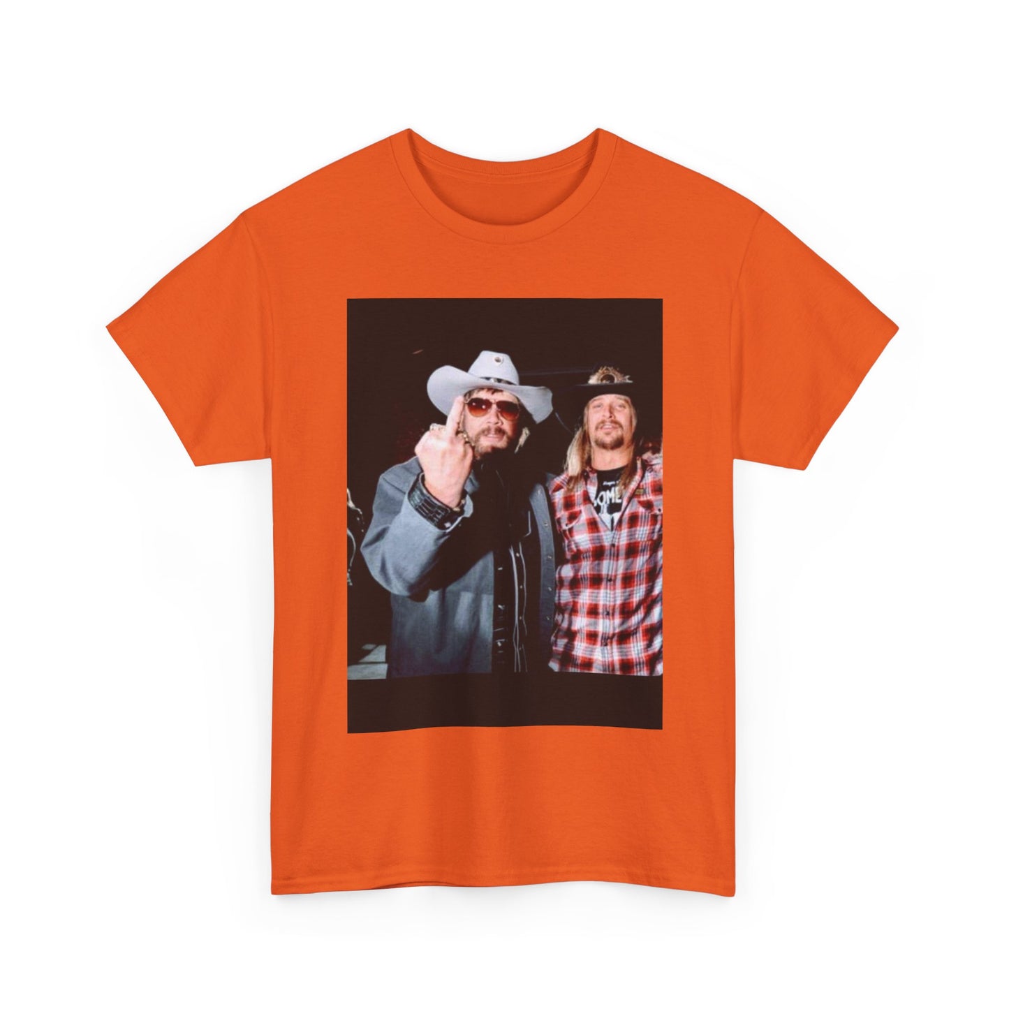 Hank Williams jr T-shirt kid rock country vintage Unisex Heavy Cotton AMERICAN