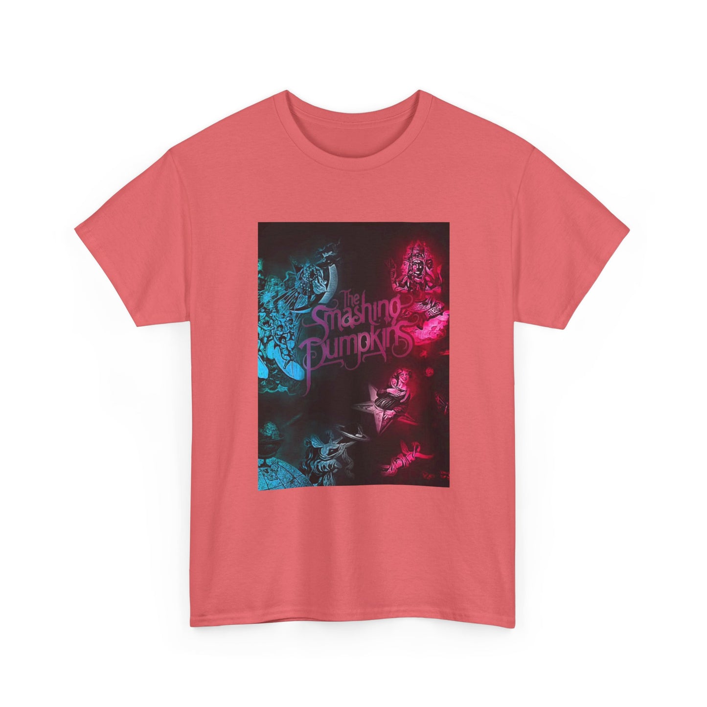 The Smashing Pumpkins Tshirt Vintage Merch Neon Unisex Heavy Cotton Tee
