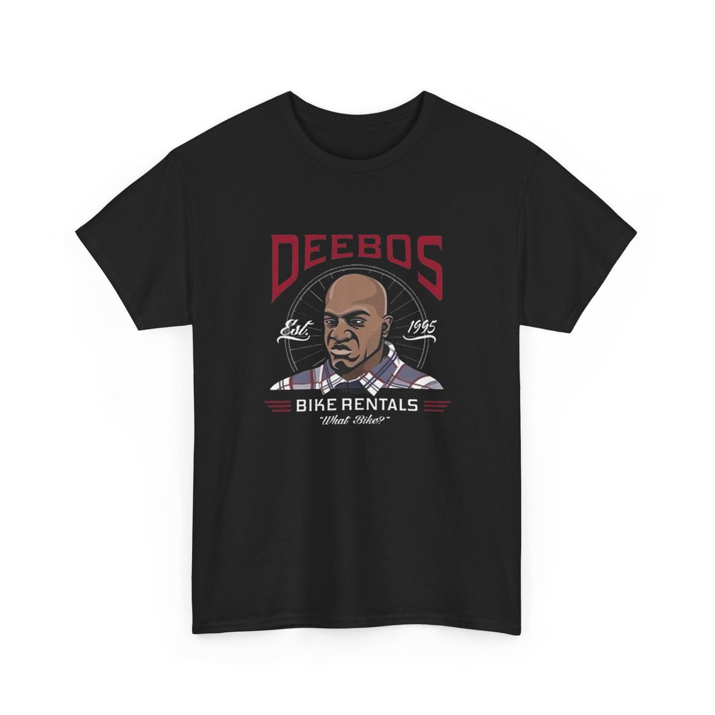 Friday Deebos Bike Rentals Funny Graphic T Shirt Unisex Heavy Cotton NEW Tee