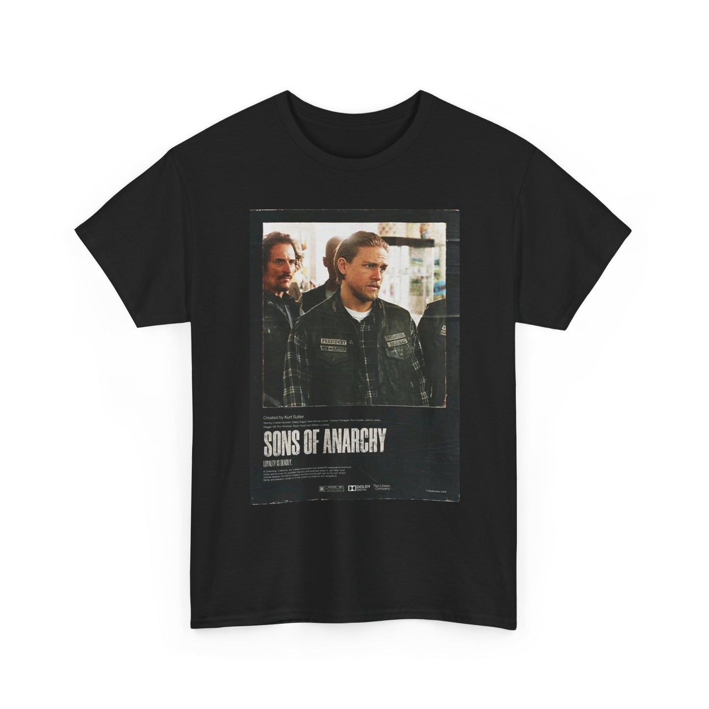 Sons Of Anarchy Graphic T Shirt Retro Motorcycles Unisex Heavy Cotton Tee